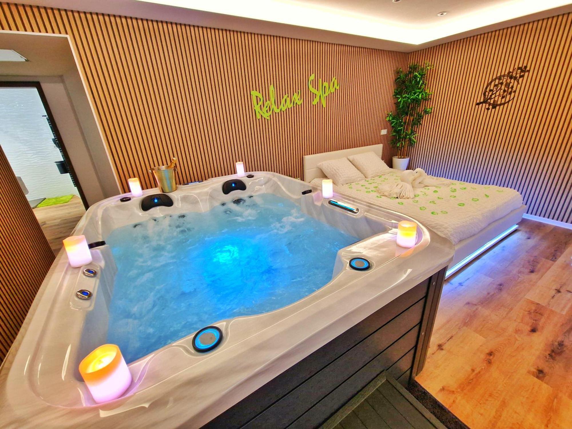 Relax Spa-4 Pers-Jacuzzi-Parking-Jardin-Clim-Colmar Muntzenheim ภายนอก รูปภาพ