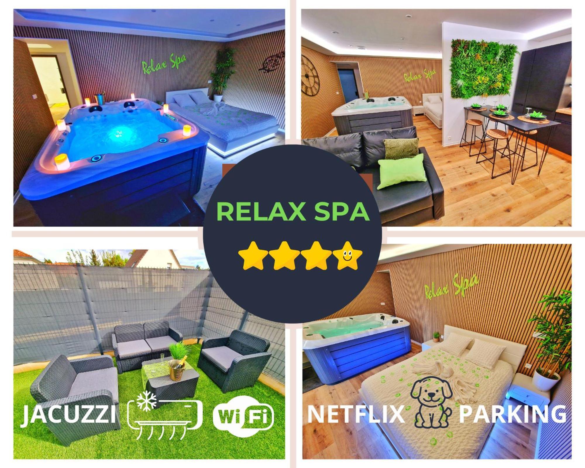 Relax Spa-4 Pers-Jacuzzi-Parking-Jardin-Clim-Colmar Muntzenheim ภายนอก รูปภาพ